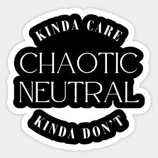 Chaotic Neutral Sticker